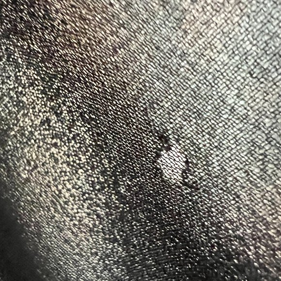 VTG📌 Chiffon Button Down Blouse with Satin Collar & Cuffs - Picture 10 of 16